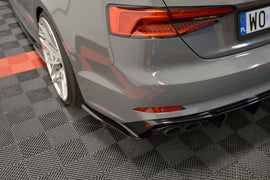 Maxton Design Heck Ansatz Flaps Diffusor passend für Diffusor passend für AUDI S5 F5