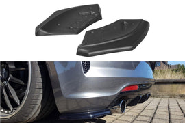 Maxton Design Heck Ansatz Flaps Diffusor passend für VOLKSWAGEN SCIROCCO MK.3 R FACELIFT schwarz Hochglanz