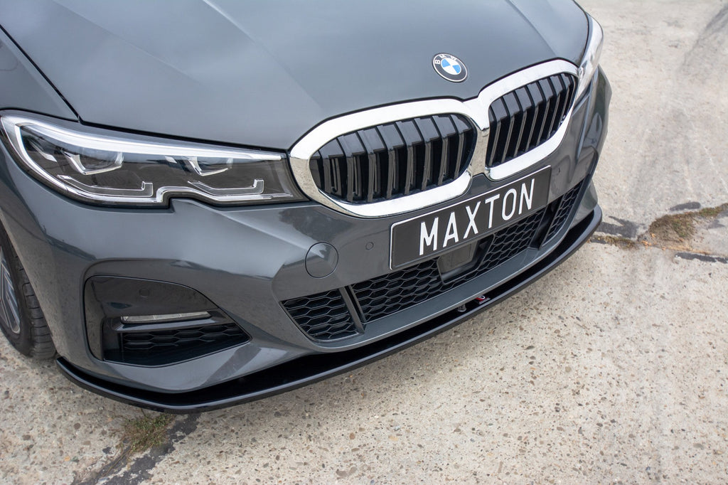 Maxton Design Front Ansatz passend für V.3 BMW 3er G20 M Paket schwarz Hochglanz