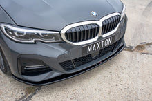 Laden Sie das Bild in den Galerie-Viewer, Maxton Design Front Ansatz passend für V.3 BMW 3er G20 M Paket schwarz Hochglanz