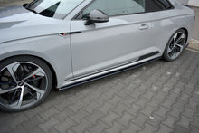 Laden Sie das Bild in den Galerie-Viewer, Maxton Design Seitenschweller Ansatz passend für Audi RS5 F5 Coupe schwarz Hochglanz