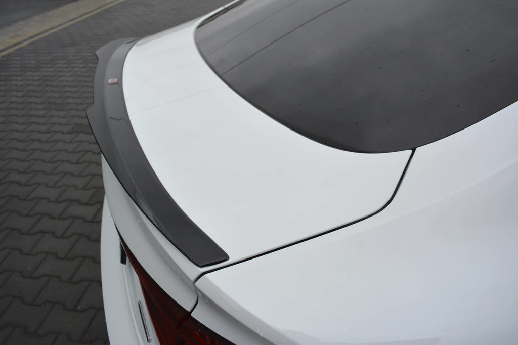 Maxton Design Spoiler CAP passend für Audi A5 S-Line F5 Sportback schwarz Hochglanz