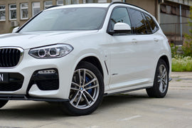 Maxton Design Seitenschweller Ansatz passend für BMW X3 G01 M Paket schwarz Hochglanz