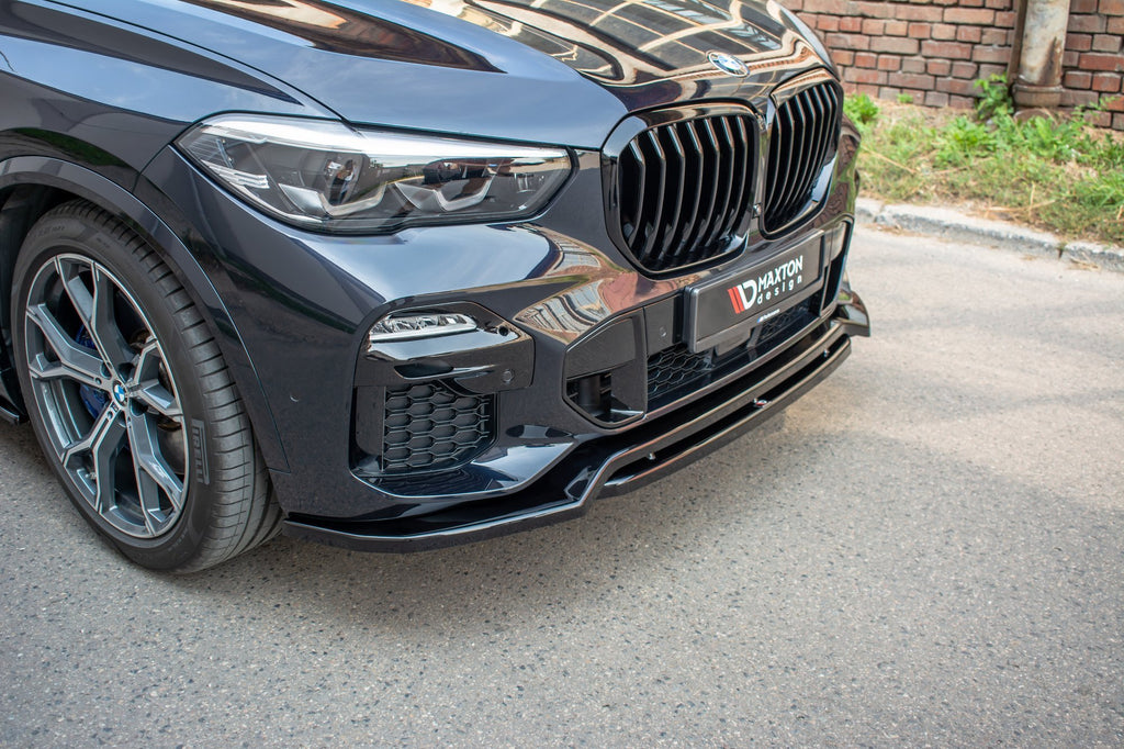Maxton Design Front Ansatz passend für BMW X5 G05 M Paket schwarz Hochglanz