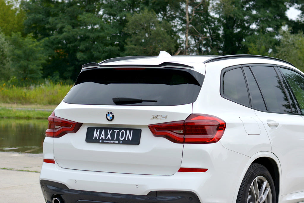 Maxton Design Spoiler CAP passend für BMW X3 G01 M Paket schwarz Hochglanz