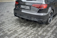 Laden Sie das Bild in den Galerie-Viewer, Maxton Design Diffusor Heck Ansatz passend für Audi RS3 8V FL Sportback schwarz Hochglanz
