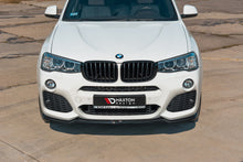 Laden Sie das Bild in den Galerie-Viewer, Maxton Design Front Ansatz passend für BMW X3 F25 M-Paket Facelift schwarz Hochglanz