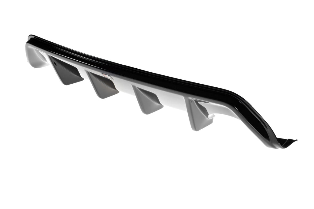 Maxton Design Diffusor Heck Ansatz passend für Ford Fiesta ST Mk6 schwarz Hochglanz