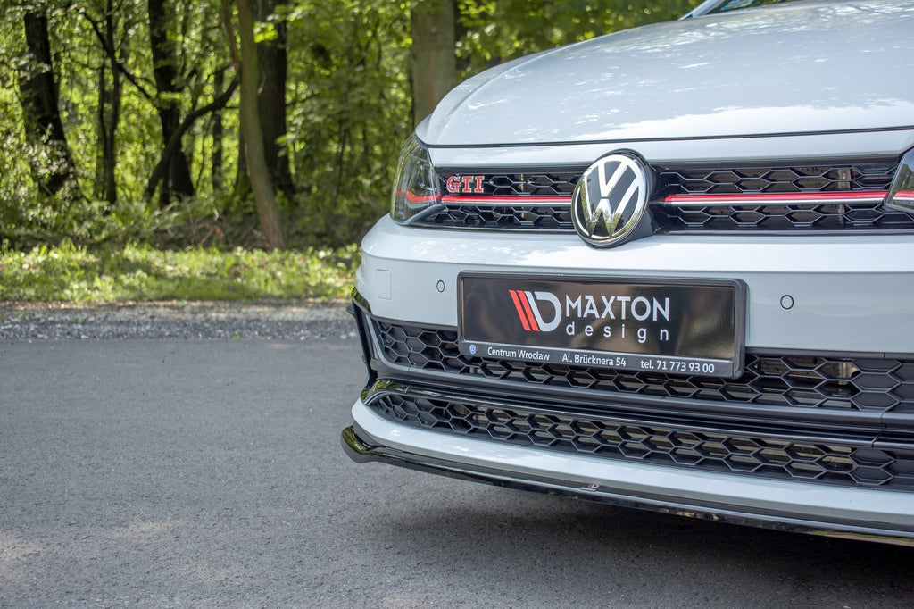 Maxton Design Front Ansatz passend für V.2 VW POLO MK6 GTI