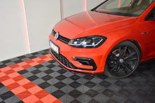 Laden Sie das Bild in den Galerie-Viewer, Maxton Design Front Ansatz passend für V.7 VW GOLF 7 R FACELIFT  schwarz Hochglanz