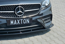 Laden Sie das Bild in den Galerie-Viewer, Maxton Design Front Ansatz passend für V.1 Mercedes-Benz E-Klasse W213 Coupe (C238) AMG-Line schwarz Hochglanz