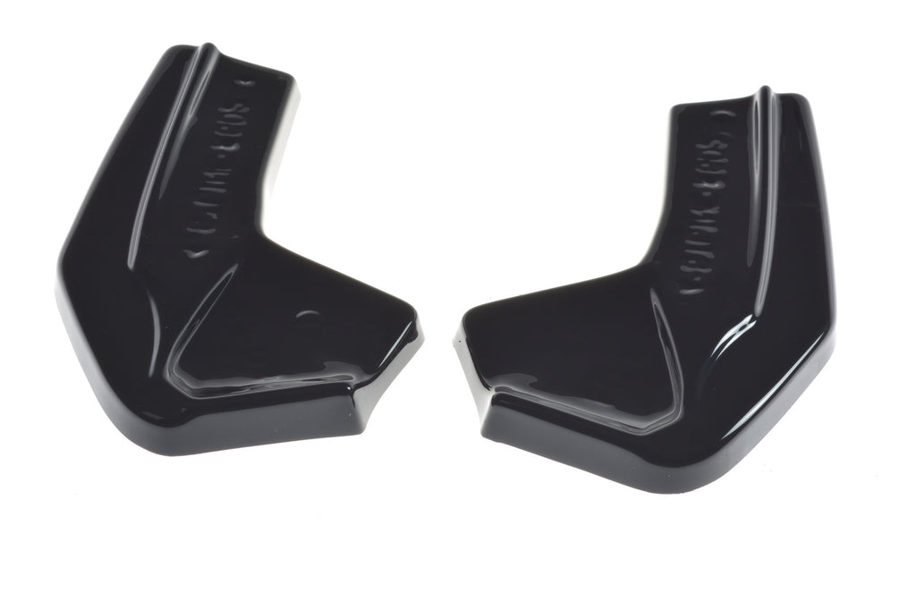 Maxton Design Heck Ansatz Flaps Diffusor passend für V.2 Ford Focus ST-Line Mk4 schwarz Hochglanz