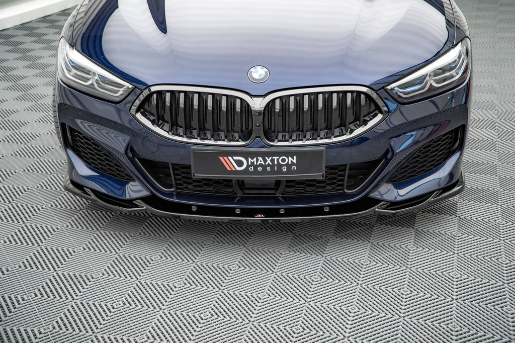 Maxton Design Front Ansatz V.4 für BMW 8 Coupe M-Paket G15 / 8 Gran Coupe M-Paket G16 schwarz Hochglanz