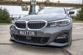 Maxton Design Front Ansatz passend für V.3 BMW 3er G20 M Paket schwarz Hochglanz
