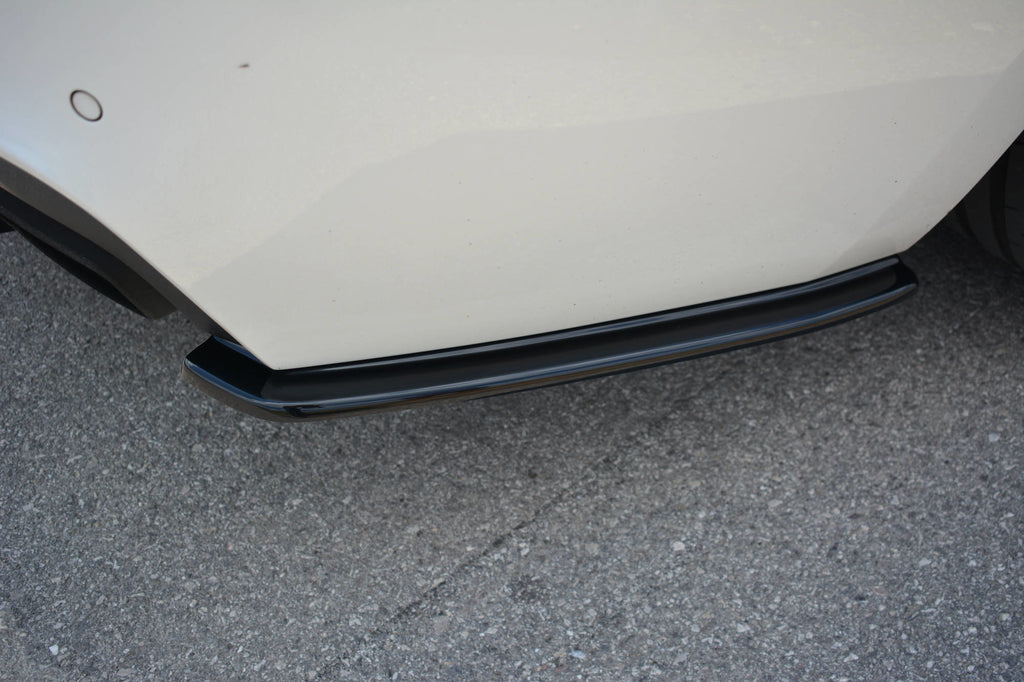 Maxton Design Heck Ansatz Flaps Diffusor passend für BMW 6er Gran Coupe M Paket schwarz Hochglanz