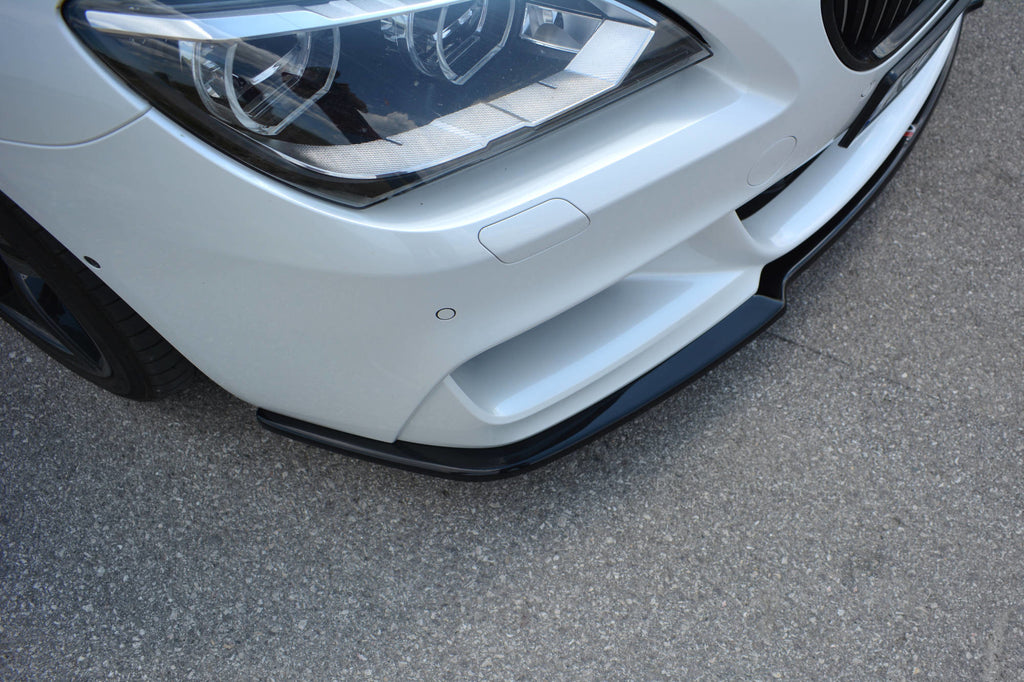 Maxton Design Front Ansatz passend für BMW 6er Gran Coupe M Paket schwarz Hochglanz