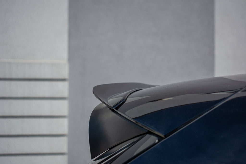 Maxton Design Spoiler CAP passend für BMW X5 E70 Facelift M Paket schwarz Hochglanz