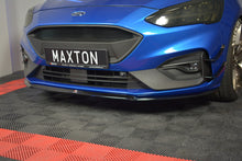 Laden Sie das Bild in den Galerie-Viewer, Maxton Design Front Ansatz passend für V.3 Ford Focus ST / ST-Line Mk4 schwarz Hochglanz