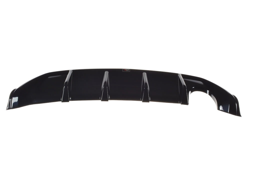 Maxton Design Diffusor Heck Ansatz passend für Ford Fiesta ST Mk6 schwarz Hochglanz
