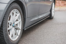 Laden Sie das Bild in den Galerie-Viewer, Maxton Design Seitenschweller Ansatz passend für BMW 3er E90/E91 Facelift schwarz Hochglanz