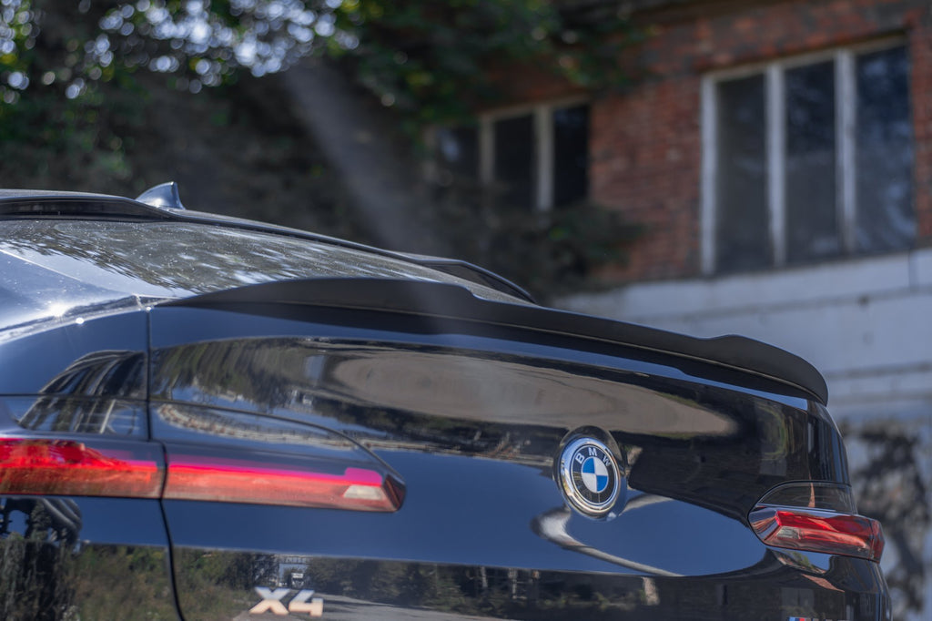 Maxton Design Spoiler CAP passend für BMW X4 M-Paket G02 schwarz Hochglanz