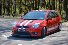 Laden Sie das Bild in den Galerie-Viewer, Maxton Design Front Ansatz passend für V.2 Ford Fiesta ST Mk6 schwarz Hochglanz