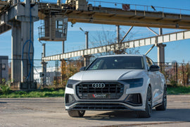 Maxton Design Front Ansatz passend für  Audi Q8 S-line schwarz Hochglanz