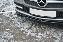 Laden Sie das Bild in den Galerie-Viewer, Maxton Design Front Ansatz passend für V.1 Mercedes SLK R172  schwarz Hochglanz