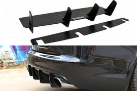 Maxton Design Diffusor Heck Ansatz passend für Heckschürze passend für AUDI RS6 C6 AVANT