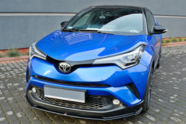 Maxton Design Front Ansatz passend für V.1 TOYOTA C-HR  schwarz Hochglanz