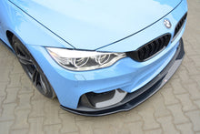 Laden Sie das Bild in den Galerie-Viewer, Maxton Design Front Ansatz passend für  BMW M4 F82 M-performance schwarz Hochglanz