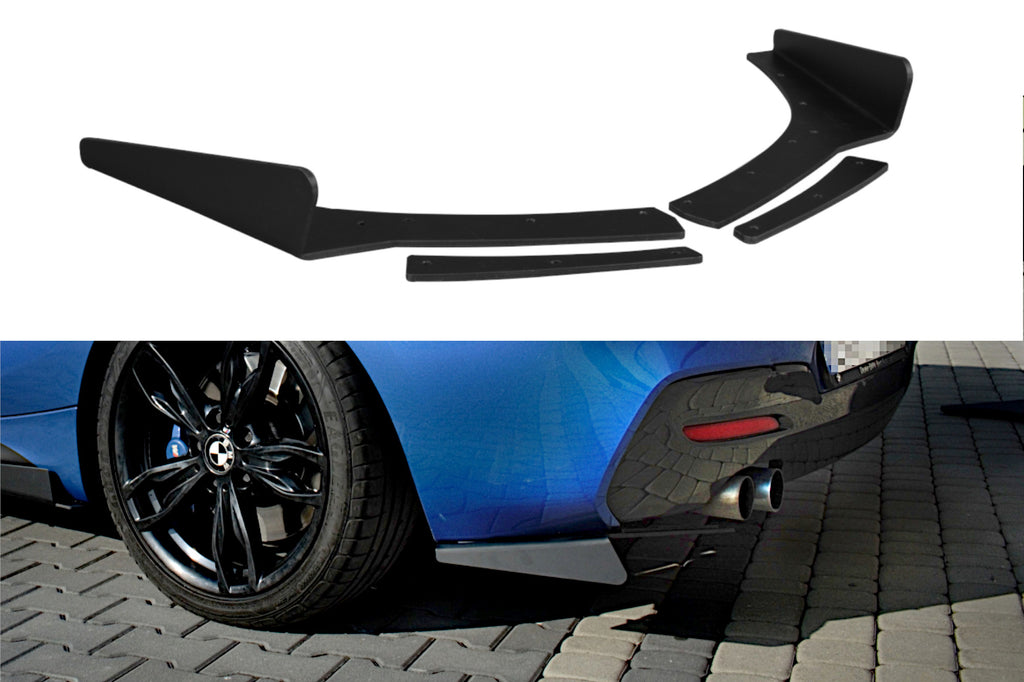 Maxton Design Heck Ansatz Flaps Diffusor passend für passend für BMW 1er F20/F21 M-Power FL