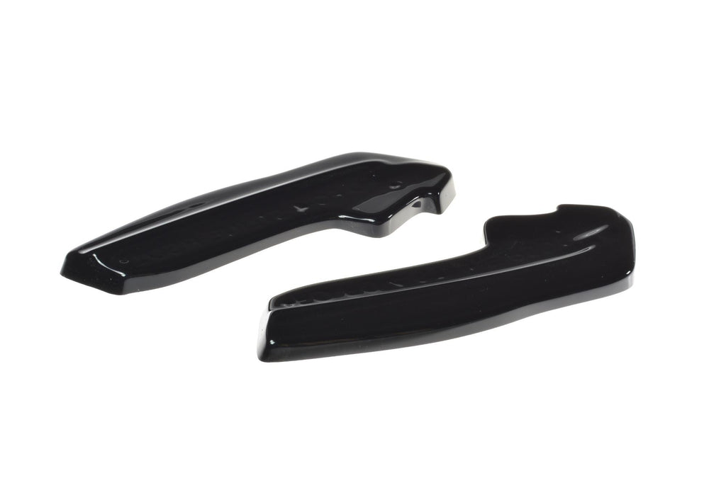Maxton Design Heck Ansatz Flaps Diffusor passend für V.1 Ford Focus ST-Line schwarz Hochglanz