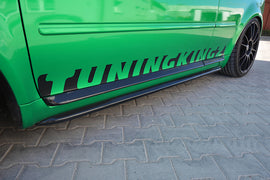 Maxton Design Seitenschweller Ansatz passend für AUDI S3 8L schwarz Hochglanz