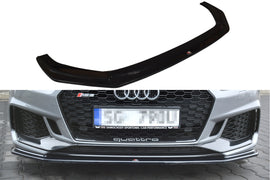 Maxton Design Front Ansatz passend für V.2 Audi RS5 F5 Coupe / Sportback schwarz Hochglanz