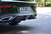 Laden Sie das Bild in den Galerie-Viewer, Maxton Design Diffusor Heck Ansatz passend für Mercedes-Benz E-Klasse W213 Coupe (C238) AMG-Line schwarz Hochglanz