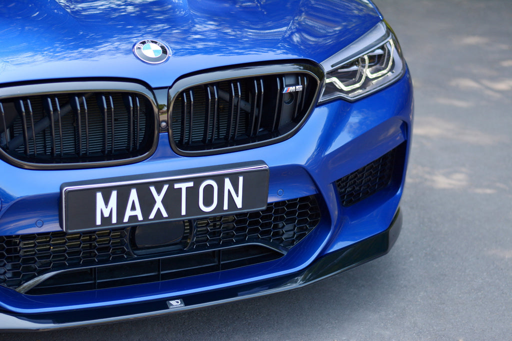 Maxton Design Front Ansatz passend für V.1 BMW M5 F90 schwarz Hochglanz