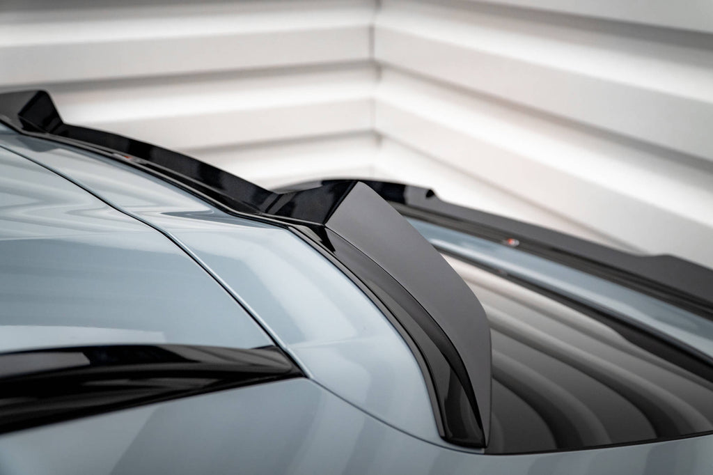 Maxton Design Spoiler CAP V.2 für BMW X4 M-Paket G02 Facelift schwarz Hochglanz
