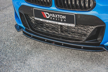 Laden Sie das Bild in den Galerie-Viewer, Maxton Design Front Ansatz passend für BMW X2 F39 M-Paket schwarz Hochglanz