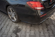Laden Sie das Bild in den Galerie-Viewer, Maxton Design Heck Ansatz Flaps Diffusor passend für Mercedes-Benz E43 AMG / AMG-Line W213 schwarz Hochglanz