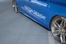 Laden Sie das Bild in den Galerie-Viewer, Maxton Design Seitenschweller Ansatz passend für Ford Focus ST / ST-Line Mk4 schwarz Hochglanz