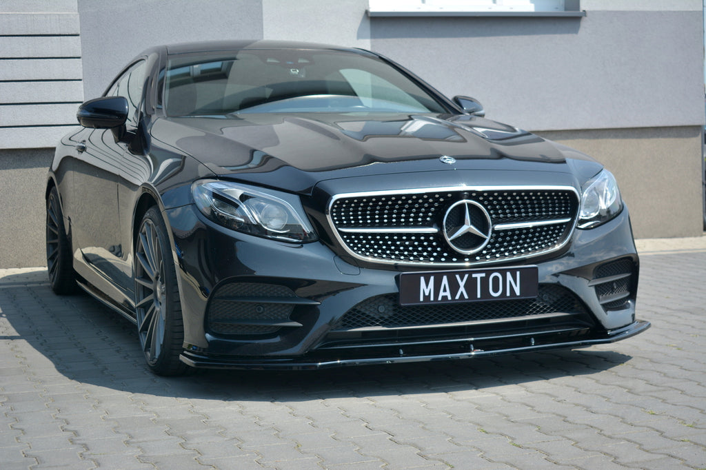 Maxton Design Front Ansatz passend für V.1 Mercedes-Benz E-Klasse W213 Coupe (C238) AMG-Line Carbon Look