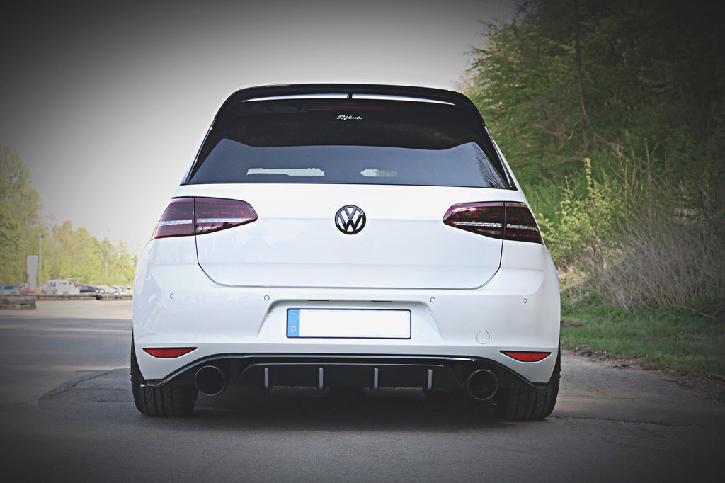 Heckstoßstange Lip Diffusor Spoiler Splitter Für Volkswagen Golf 7