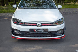 Maxton Design Front Ansatz passend für V.2 VW POLO MK6 GTI