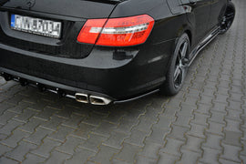 Maxton Design Heck Ansatz Flaps Diffusor passend für Mercedes E63 AMG W212  schwarz Hochglanz
