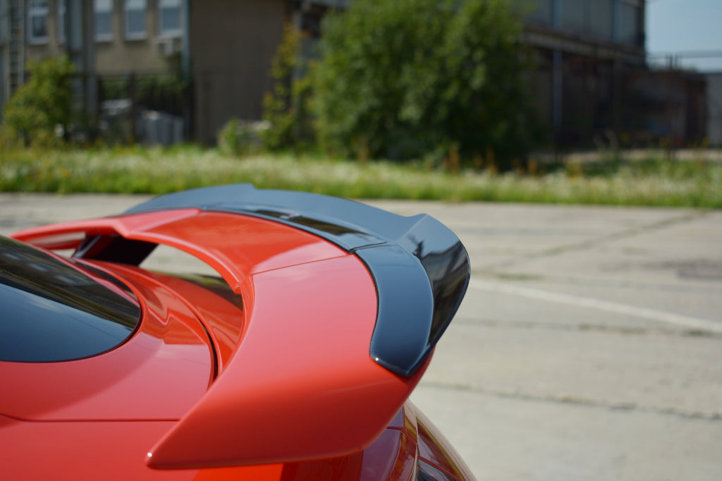 Maxton Design Spoiler CAP passend für Audi TT RS 8S schwarz Hochglanz