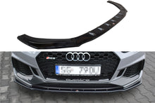 Laden Sie das Bild in den Galerie-Viewer, Maxton Design Front Ansatz passend für V.1 Audi RS5 F5 Coupe / Sportback schwarz Hochglanz