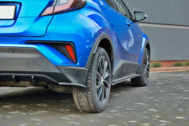 Maxton Design Heck Ansatz Flaps Diffusor passend für TOYOTA C-HR  schwarz Hochglanz