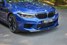 Maxton Design Front Ansatz passend für V.1 BMW M5 F90 schwarz Hochglanz