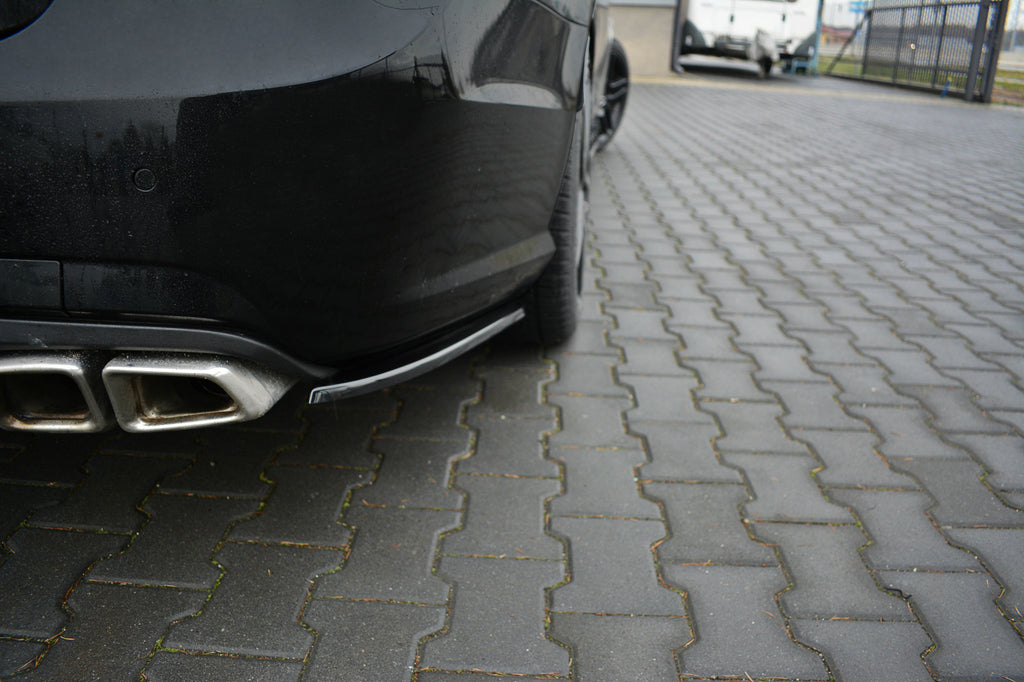 Maxton Design Heck Ansatz Flaps Diffusor passend für Mercedes E63 AMG W212  schwarz Hochglanz